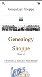 Mobile Screenshot of genealogyshoppe.com